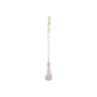 Bombilla De Alpaca Curva