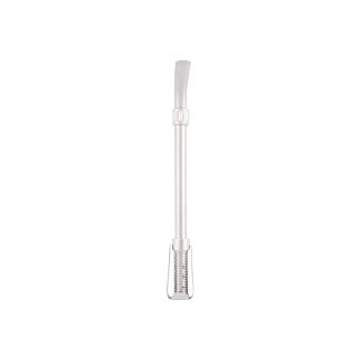 Bombilla Curva Larga Acero Inox Con Filtro Desarmable