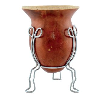 Mate Criollo De Calabaza con Base de Metal