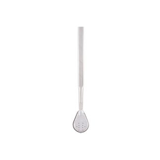 Bombilla Chata Acero Inoxidable Estilo Porongo Desarmable 17 cm
